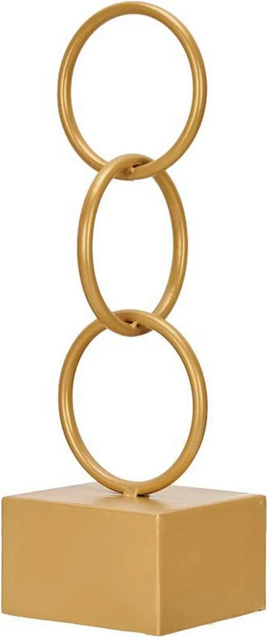 Deko-Figur Ringe – Metall Gold